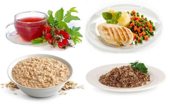 Food for gastritis should be prepared using light heat treatment