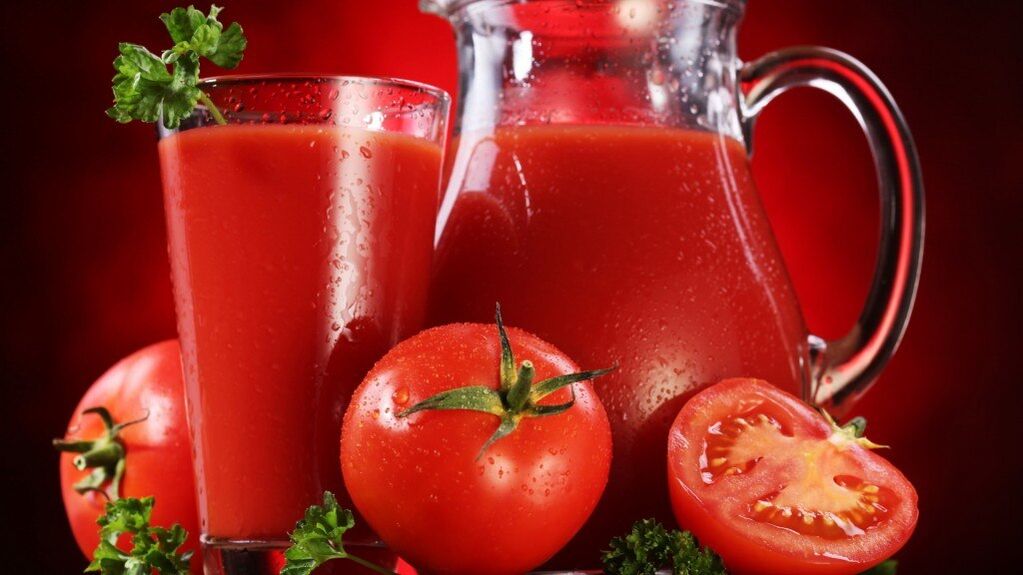 For pancreatitis without exacerbation, freshly squeezed tomato juice is useful. 